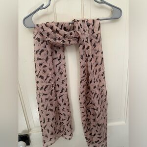 Sheer soft cat scarf